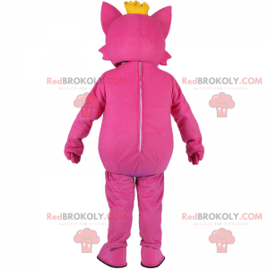 Mascota gato rosa con estrella - Redbrokoly.com