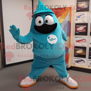 Disfraz de mascota Teal...