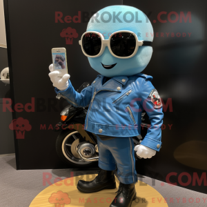 Sky Blue Phone mascot...