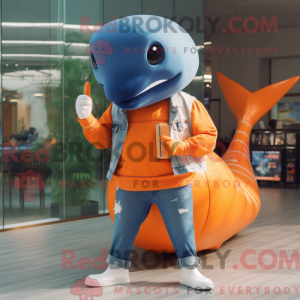 Costume mascotte de baleine...