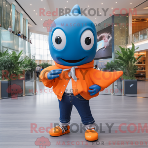 Costume mascotte de baleine...