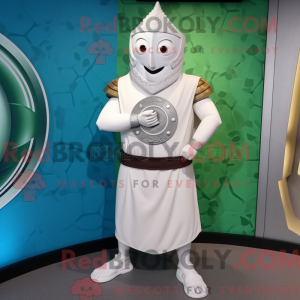 Hvid Celtic Shield maskot...