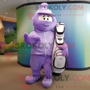 Lavender Golf Bag mascot...