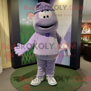 Lavender Golf Bag mascot...