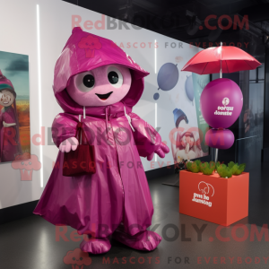 Magenta plomme máscara...
