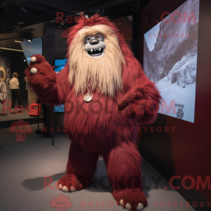 Personaggio mascotte Maroon...