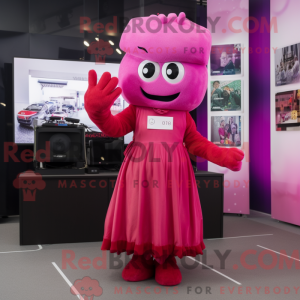 Magenta But maskot...
