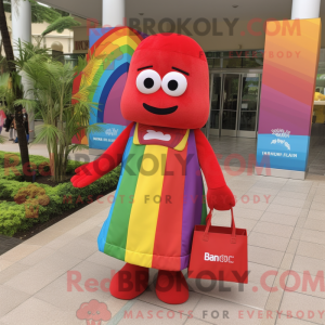 Postava maskota Red Rainbow...