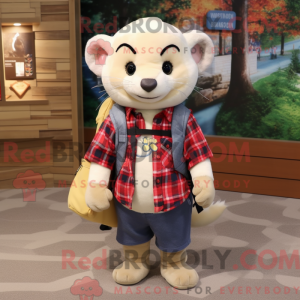 Crème fret mascottekostuum...