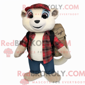 Creme ilder maskot kostume...