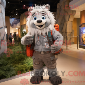 Grey Shepard S Pie maskot...