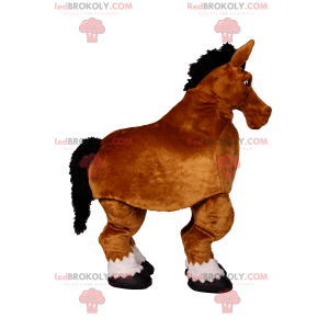 Mascotte de cheval - Redbrokoly.com