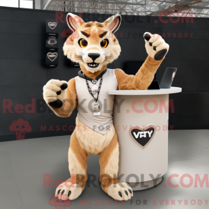 Tan Lynx máscara de máscara...