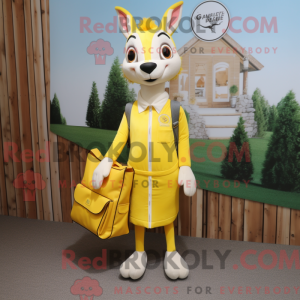 Citrongul Gazelle maskot...