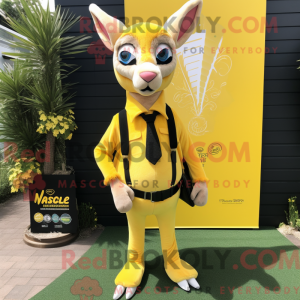 Citrongul Gazelle maskot...