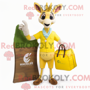 Citrongul Gazelle maskot...