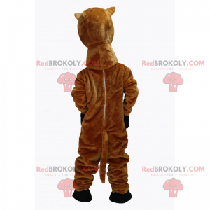 Brown Horse Maskottchen - Redbrokoly.com