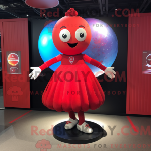 Postava maskota Red Juggle...