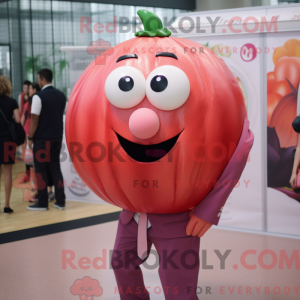 Postava maskota Pink Tomato...