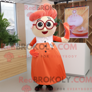 Costume mascotte de Peach...
