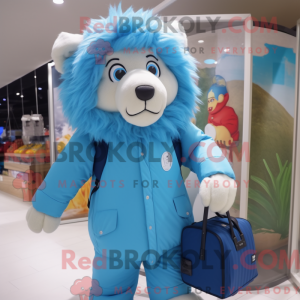 Maska Sky Blue Tamer Lion...