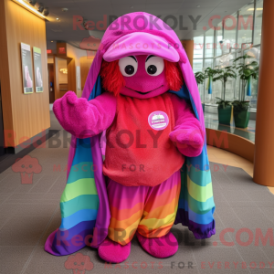 Magenta Rainbow mascot...