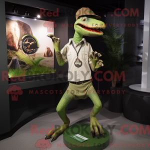 Olive Coelophysis mascot...