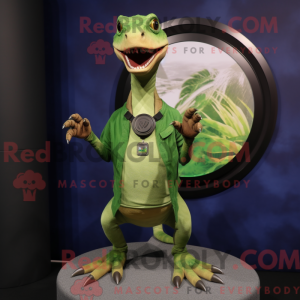 Olive Coelophysis mascot...