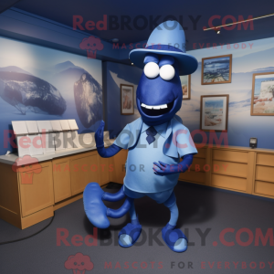 Blue Lobster mascot costume...