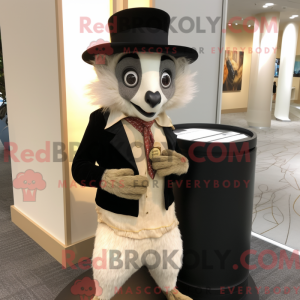 Beżowa maskotka Aye-Aye...