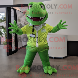 Limegrøn T Rex...