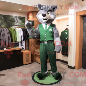 Forest Green Wolf mascotte...