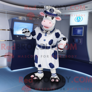 Marinekoe-mascottekostuum...