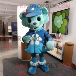 Blue Four Leaf Clover...