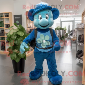 Blue Four Leaf Clover...