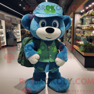 Blue Four Leaf Clover...