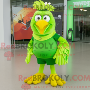 Disfraz de mascota pavo...