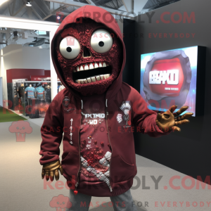 Maroon Zombie maskot...