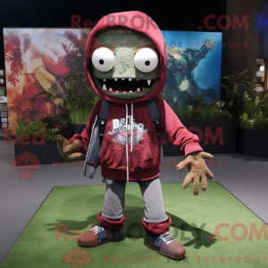 Maroon Zombie maskot...