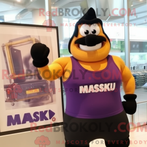 Sort Moussaka maskot...
