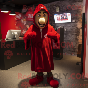 Red Guinness mascot costume...