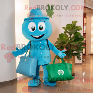 Postava maskota Sky Blue...