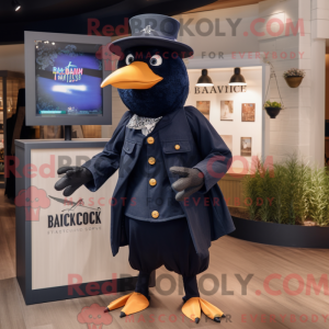 Navy Blackbird Maskottchen...