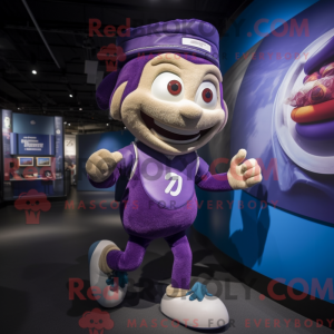 Purple Plate Spinner maskot...
