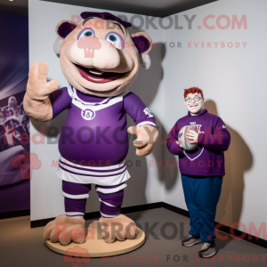 Personaggio mascotte Purple...