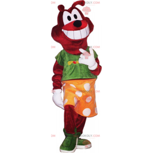 Hondenmascotte in rok - Redbrokoly.com