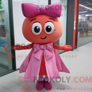 Magenta aprikos maskot...