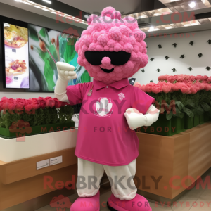 Maskottchenkostüm Rosa...