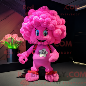 Maskottchenkostüm Rosa...