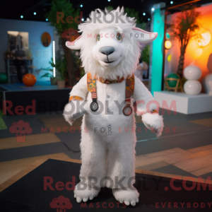 Mascotte de chèvre angora...